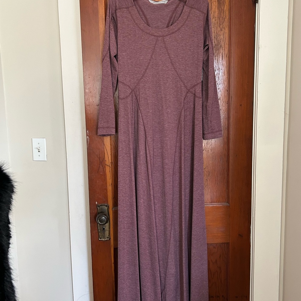 Athleta Pink Long Sleeve Raglan Gown